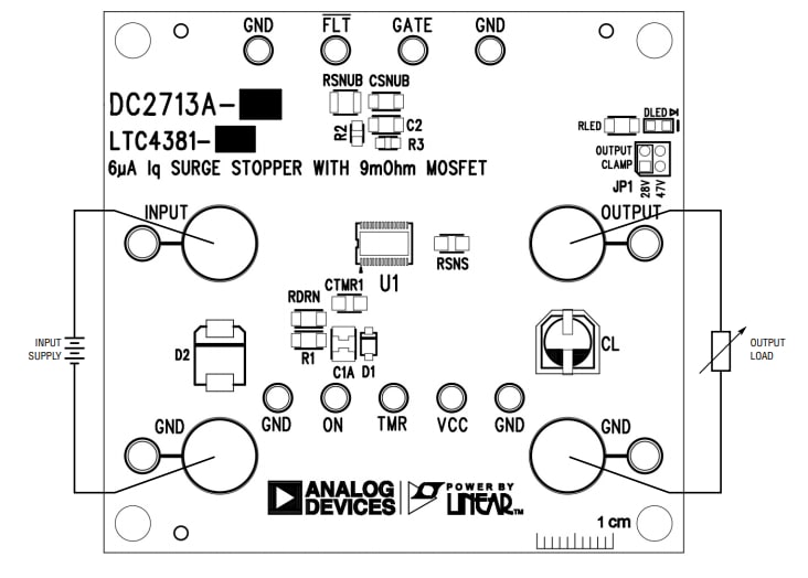 Analog Devices Inc. LTC4381 Demo Boards DC2713A-A/B